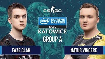 CS:GO - Natus Vincere vs. FaZe Clan [Dust2] Map 2 - Group A - IEM Katowice 2020