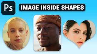 How To Put Image Inside of A Shape in Photoshop