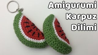 Amigurumi Karpuz Dilimi - YoncaHobby - DIY CROCHET FELT