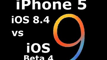 iOS 9 Beta 4 vs 8.4 on iPhone 5