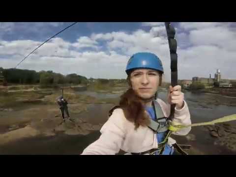 Zip-lining in Columbus, Georgia: November 12th, 2016