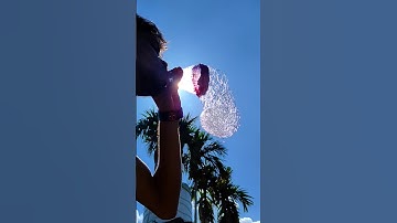 DIY Bubble Maker from a Plastic Bottle! 🌈 ✨ #diy #bubbles #shorts