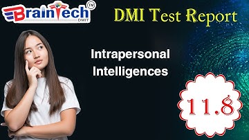 11 8 Intrapersonal I DMIT TEST I DMIT Report Counseling