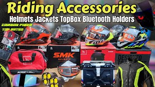 Riding Accessories TopRated ❤️‍🔥 | 1000+Helmets,Jacket,TopBox,CrashGuard,intercom #ridingaccessories