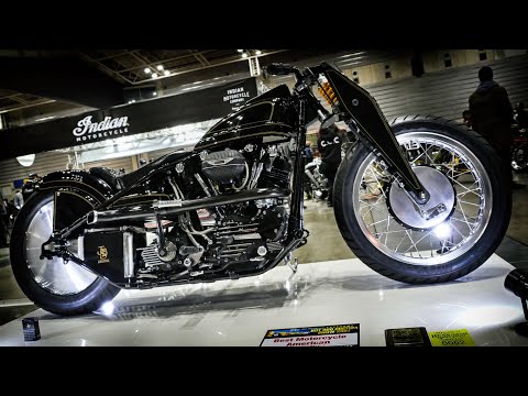 1946 H-D FL ナックルヘッド Custom Bike by J'BOX - YouTube