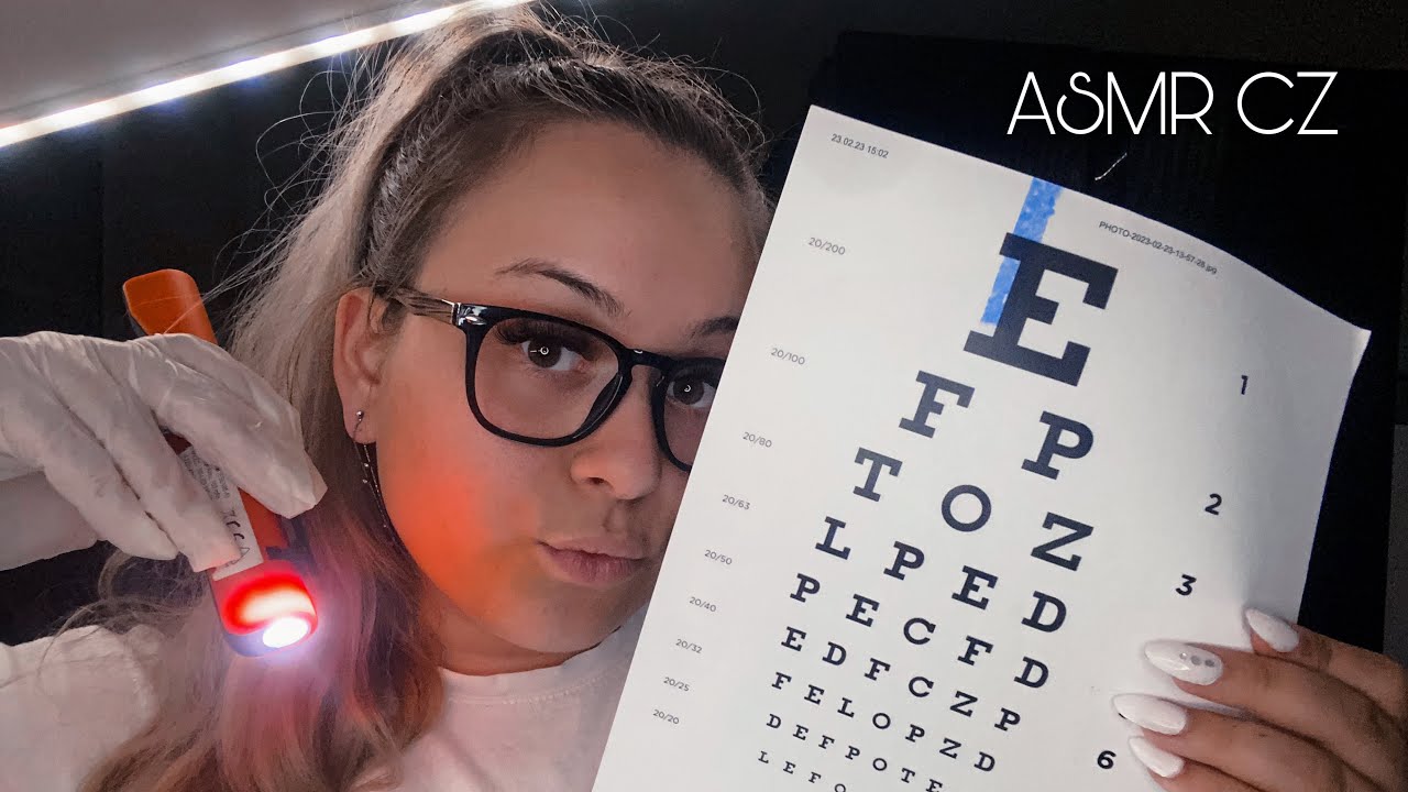 Vyšetření ZRAKU- roleplay |ASMR CZ