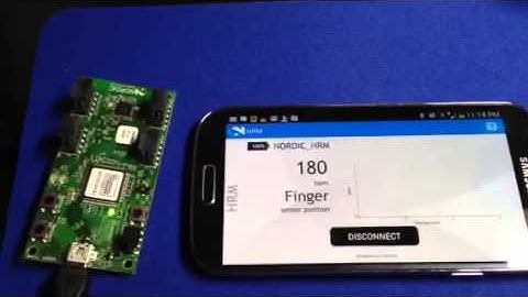 BLE connection test with Android device