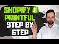 Shopify + Printful POD  Step by Step Tutorial Deutsch - Online Shop aufbauen