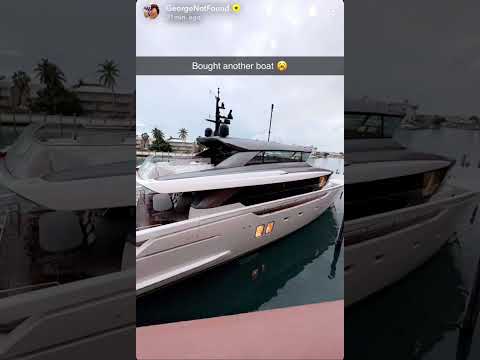 George got another boat #georgenotfound #snapchat #boat