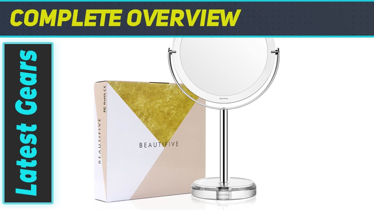 reviewBeautifive Double Sided Magnifying Makeup Mirror: Enhance Your Beauty Routine!