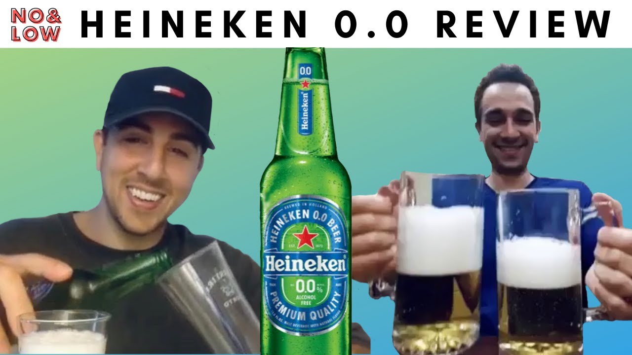 Heineken 0.0 Review Non-Alcoholic Beer (vs the Original Heineken) - YouTube