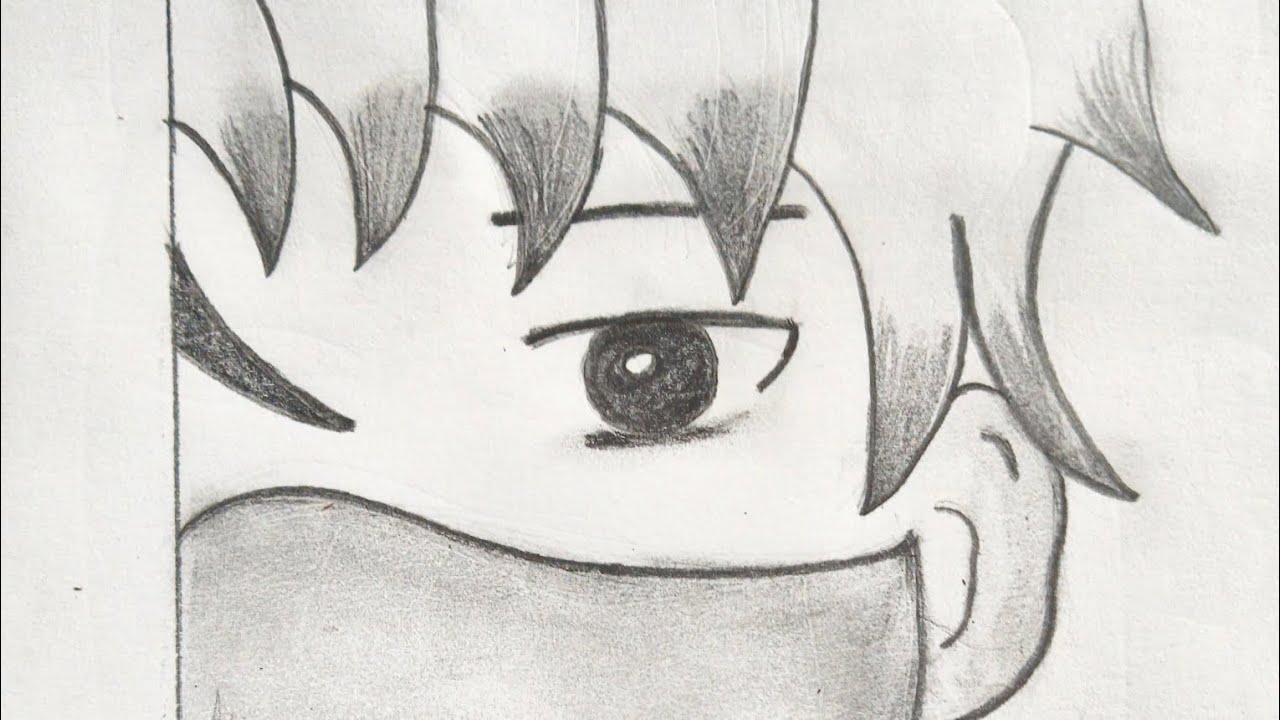 Easy anime drawing|| How to draw anime step by step|| Easy drawing for beginners 