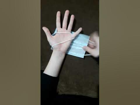 перчатки из маски - YouTube