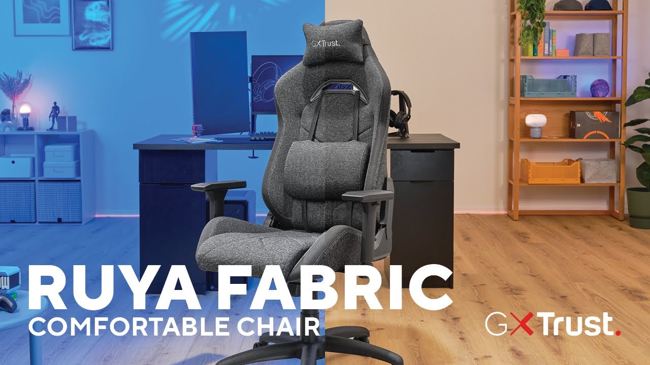 Game and work longer and better with the Ruya Fabric Chair