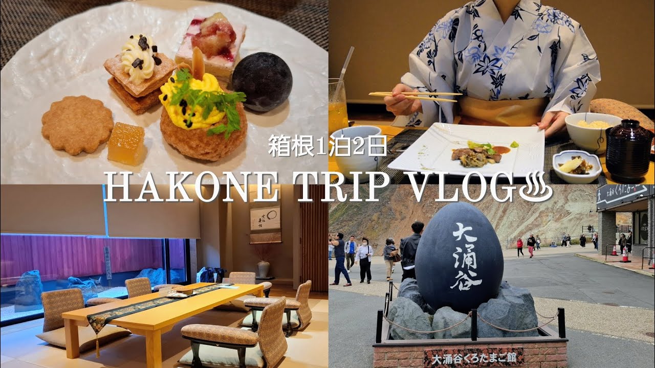 [ 箱根1泊2日 ] 身も心も癒される温泉旅🥂 | ホテルマイユクール祥月,大涌谷⛰️🚡