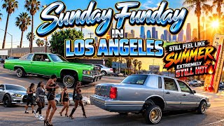 Sunday Funday Cruising & chilling In extremely hot weather in Los Angeles.