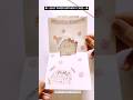soo cute 🥰 easy paper birthday card✨ #shorts