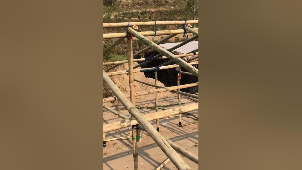 Bamboo green house#bamboo #bamboobiryani #grenhouse #greenhouse #sethoor_mayakrishnan_natheswaram