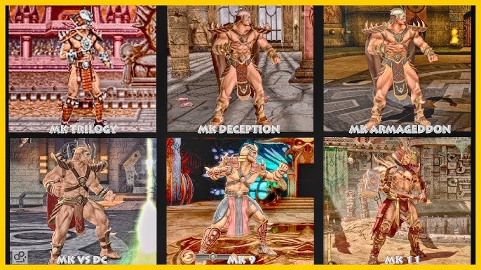 SHAO KAHN Graphic Evolution 1993-2019