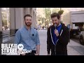 Chris Evans joined 'Billy on the Street' to rally a posse of lesbians