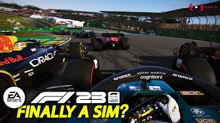 IS F1® 23 FINALLY A SIM? - Sim Racer&#39;s First Drive!