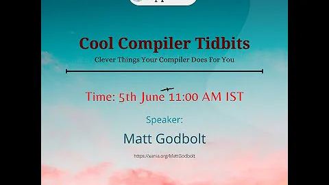 [CppIndia] Cool Compiler Tidbits by Matt Godbolt