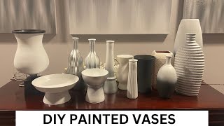 DIY Painted vases and accent furniture #homedecor #diy #homedesign #homedecorationideas