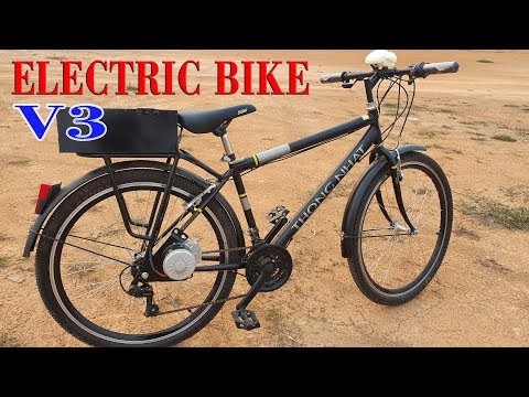 Build A Electric Bike Using DIY KIT 250W Reducer Motor - V3