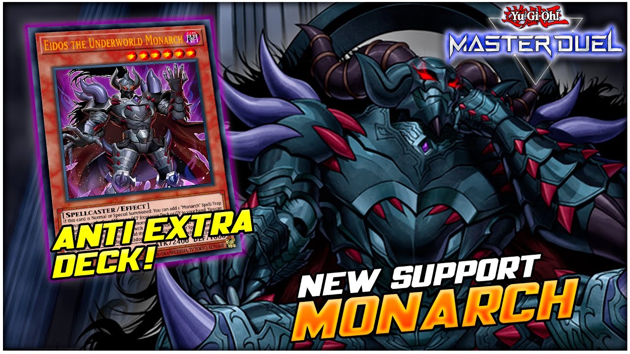 Extra Deck Lock! Pure Monarch Deck ft. NEW Support - Eidos the Underworld | Yu-Gi-Oh! Master Duel
