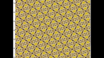 Image rotation in seamless repeat in ArahWeave CAD software for weaving