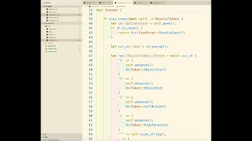 Rust Json Parser Part2  - Scan Bracket and String
