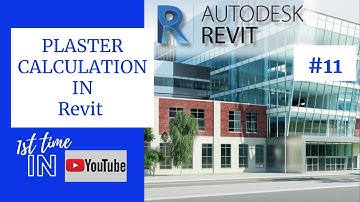 #11. Plastering Calculation In Revit.|  Quantity of Cement & Sand Required in Plaster.