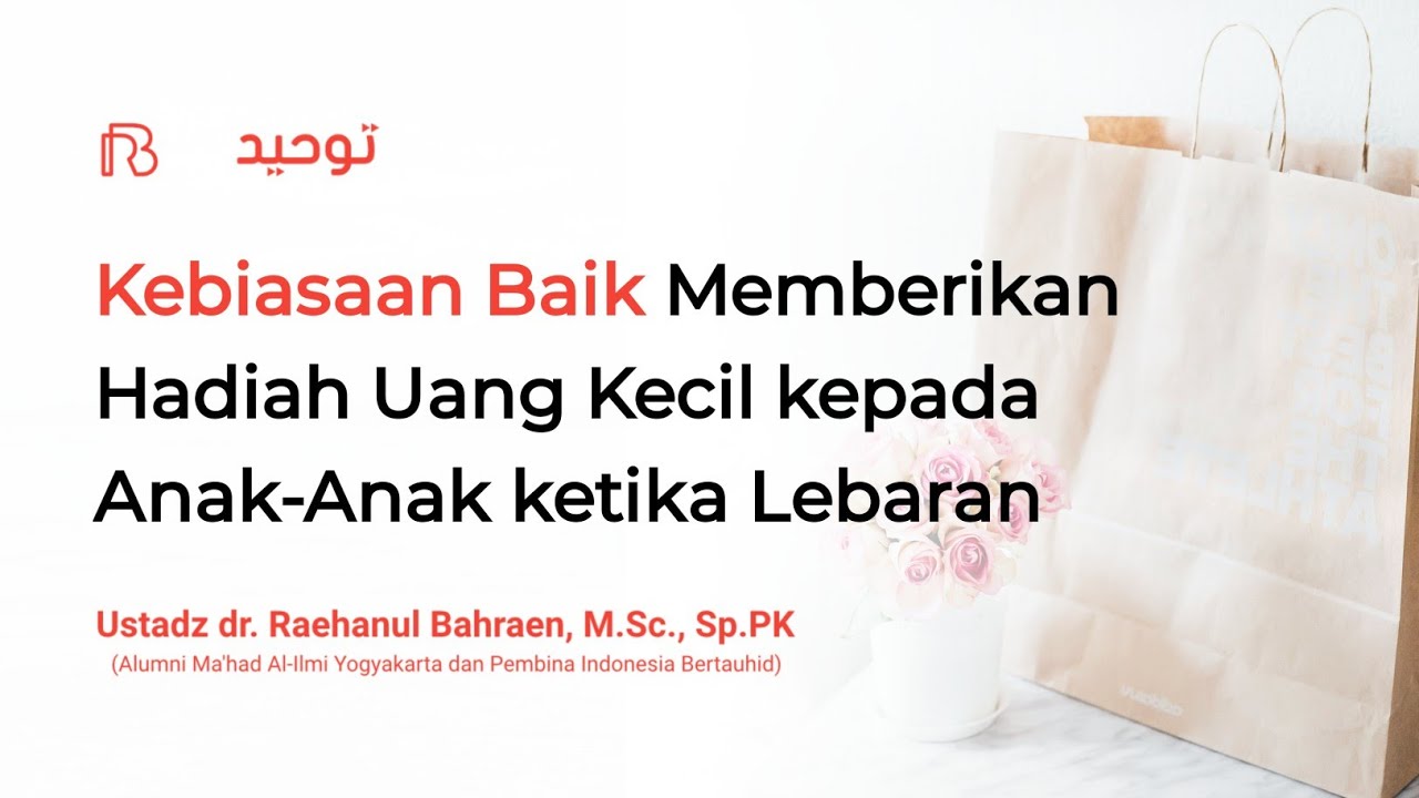 ⁣Video 1 Menit: Kebiasaan Baik Memberikan Hadiah Uang Kecil kepada Anak-Anak ketika Lebaran