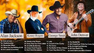 John Denver, Alan Jackson, George Strait Best Of | Best Country Songs Of All Time | Old Country Song