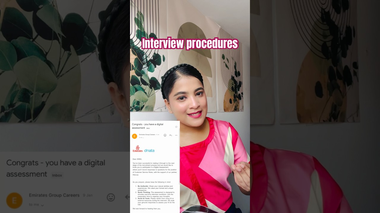 Emirates interview procedures 