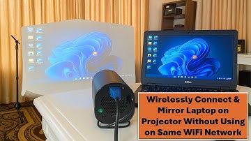 Wirelessly Connect & Mirror Laptop on Projector Without Using on Same WiFi Network