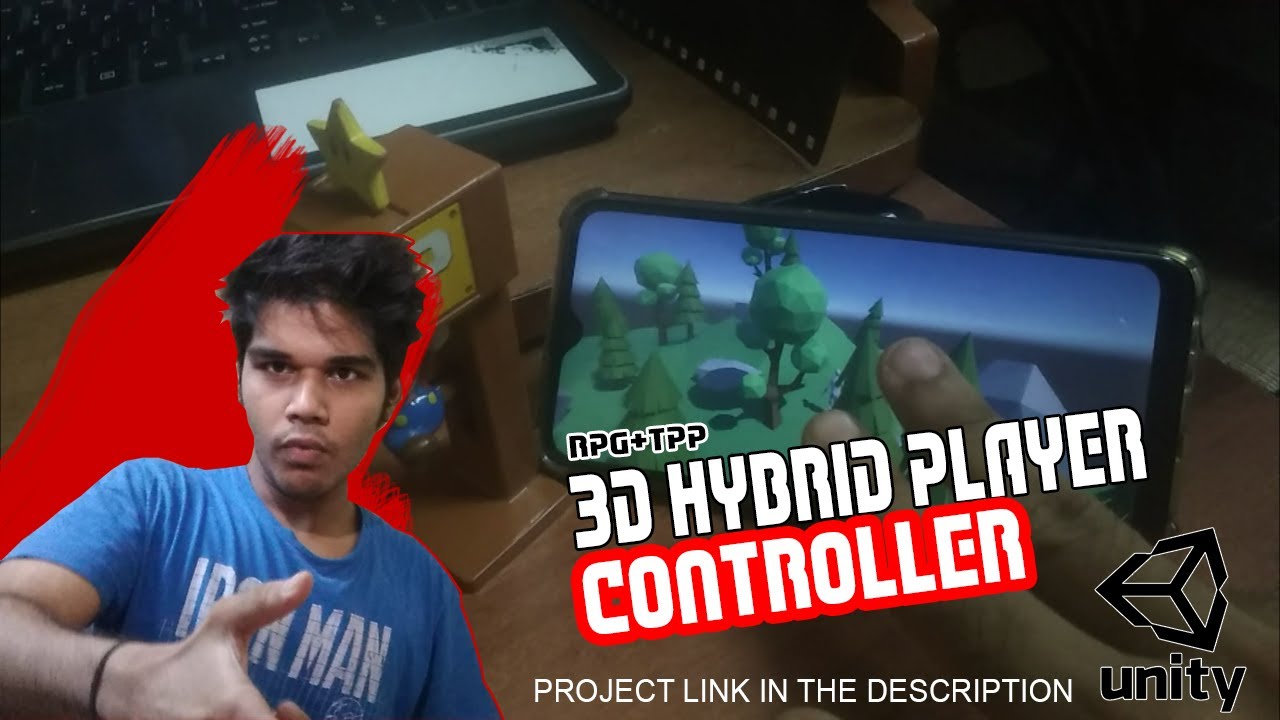 3D Hybrid Player Controller TAP to "Move" and Pinch to "Zoom" UNITY