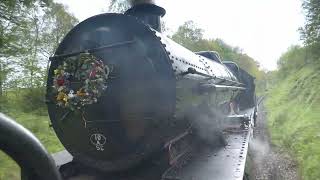 Front Window Steam - 45690 Leander | Mid Hants Railway - 28.04.24