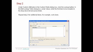 How to create a look up table