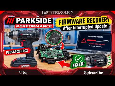 Parkside Performance Tool – Firmware Recovery After Interrupted Update