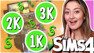 SIMS 4 Every Room Is £1,000K MORE? a BUDGET DIFFERENT BUILD CHALLENGE!?