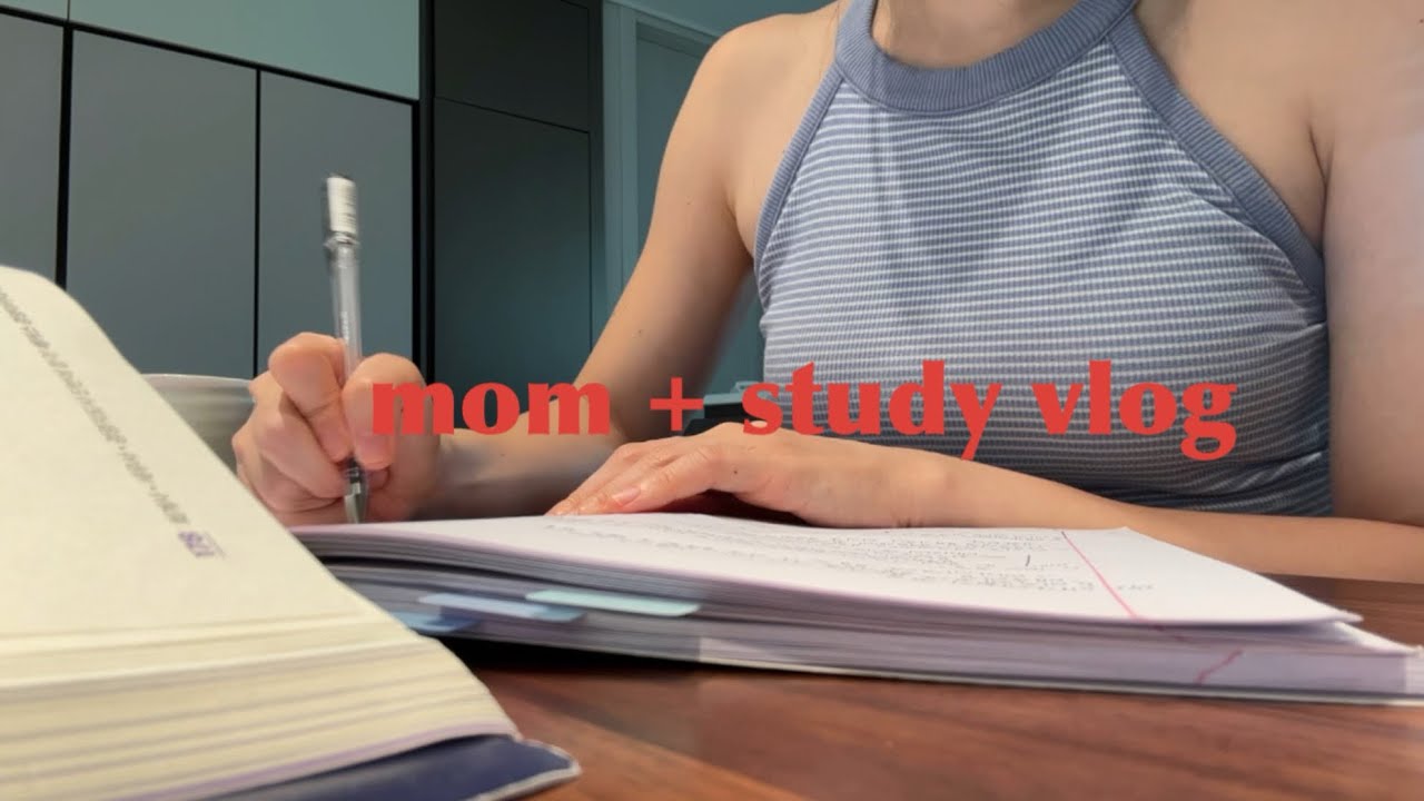 Study vlog. 남편 시험 보조 + 육아하면서 수험공부하기📚 |  수면패턴이 완전히 망가진 어느 한 주