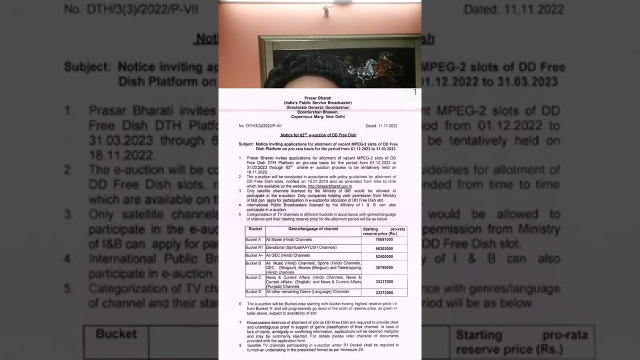 DD Free Dish 63 e Auction on 18 Nov 2022 🎉