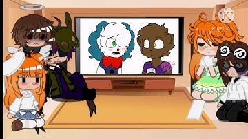 Aftons react to piggy memes//gacha club