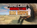 I Survived 100 Days Hardcore Minecraft in The Sahara Desert and Here's What Happened