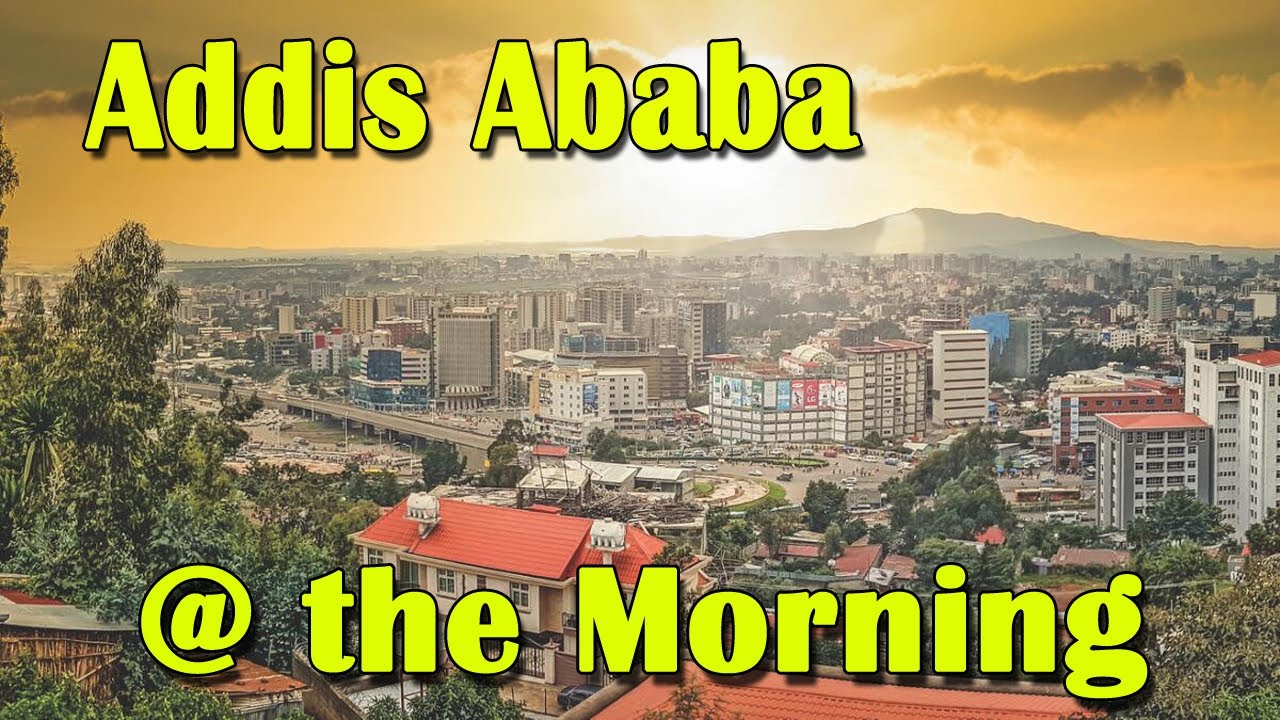 (አየር ጤና) Early Morning, Walking downtown Addis Ababa, Ethiopia - YouTube