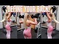 DEFINE your BACK and SHOULDERS Complete Workout