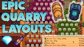 4 of the BEST Quarry Layouts! (Stardew Valley 1.6)
