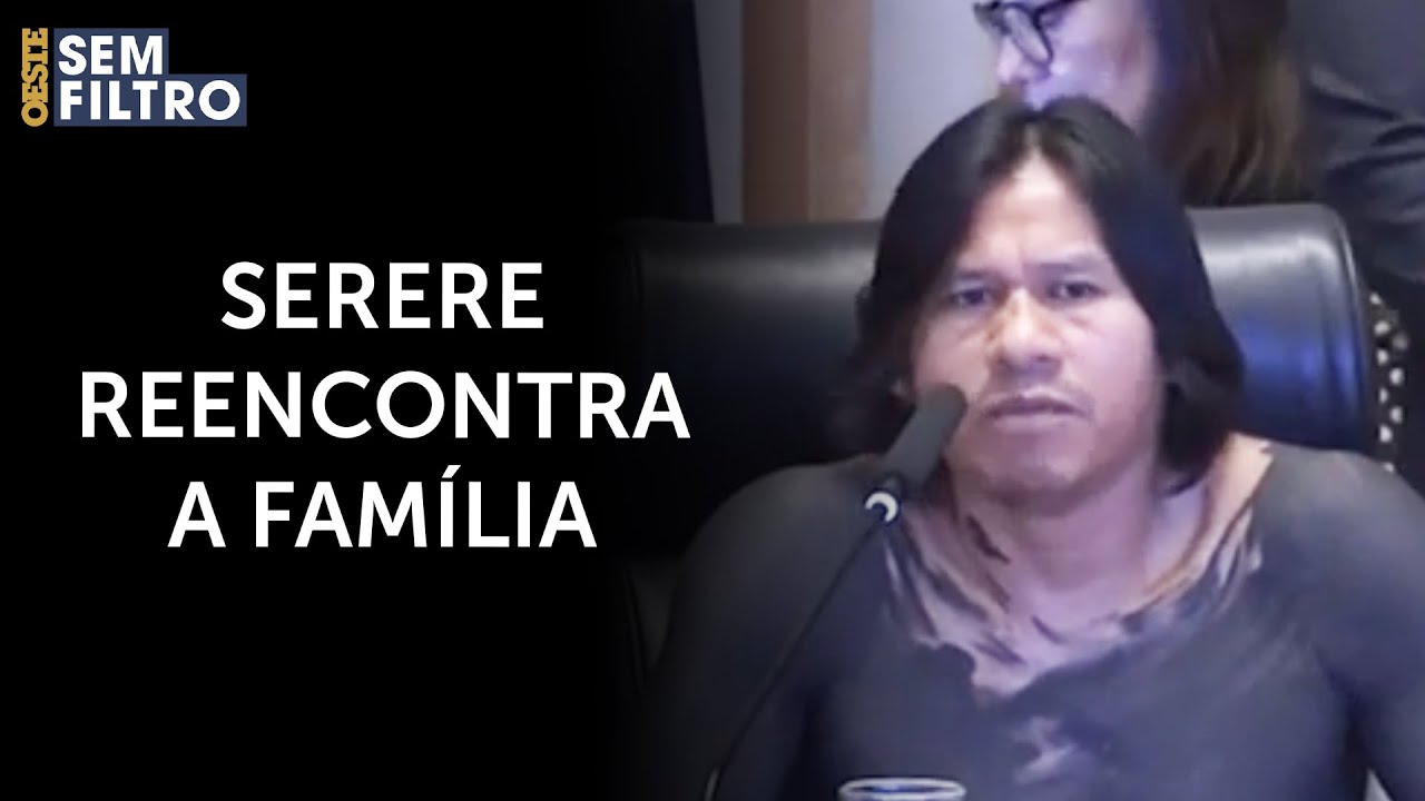 Emocionante: preso há 9 meses, cacique Serere reencontra filhos e parentes; veja cenas | #osf