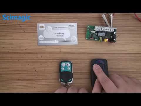 SMG 002NS Programming of compatible Nice Flors Remote Rolling Code